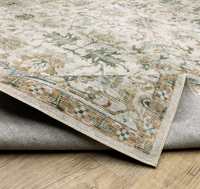 Charleston Ivory & Multi-Color Washable Rug