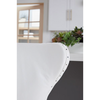 Millie Ivory Swivel Counter Stool