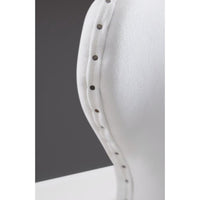 Millie Ivory Swivel Counter Stool - Stool View | Bone & Brass
