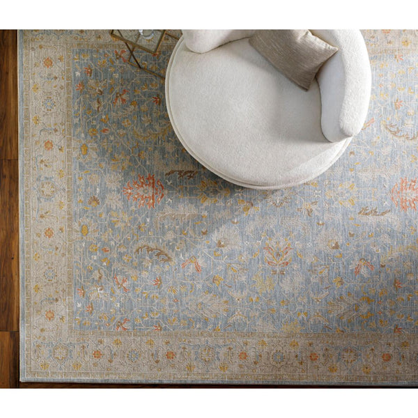 Avant Garde Blue & Light Beige Rug