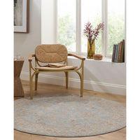 Avant Garde Blue & Light Beige Rug - Rug Texture Detail | Bone & Brass