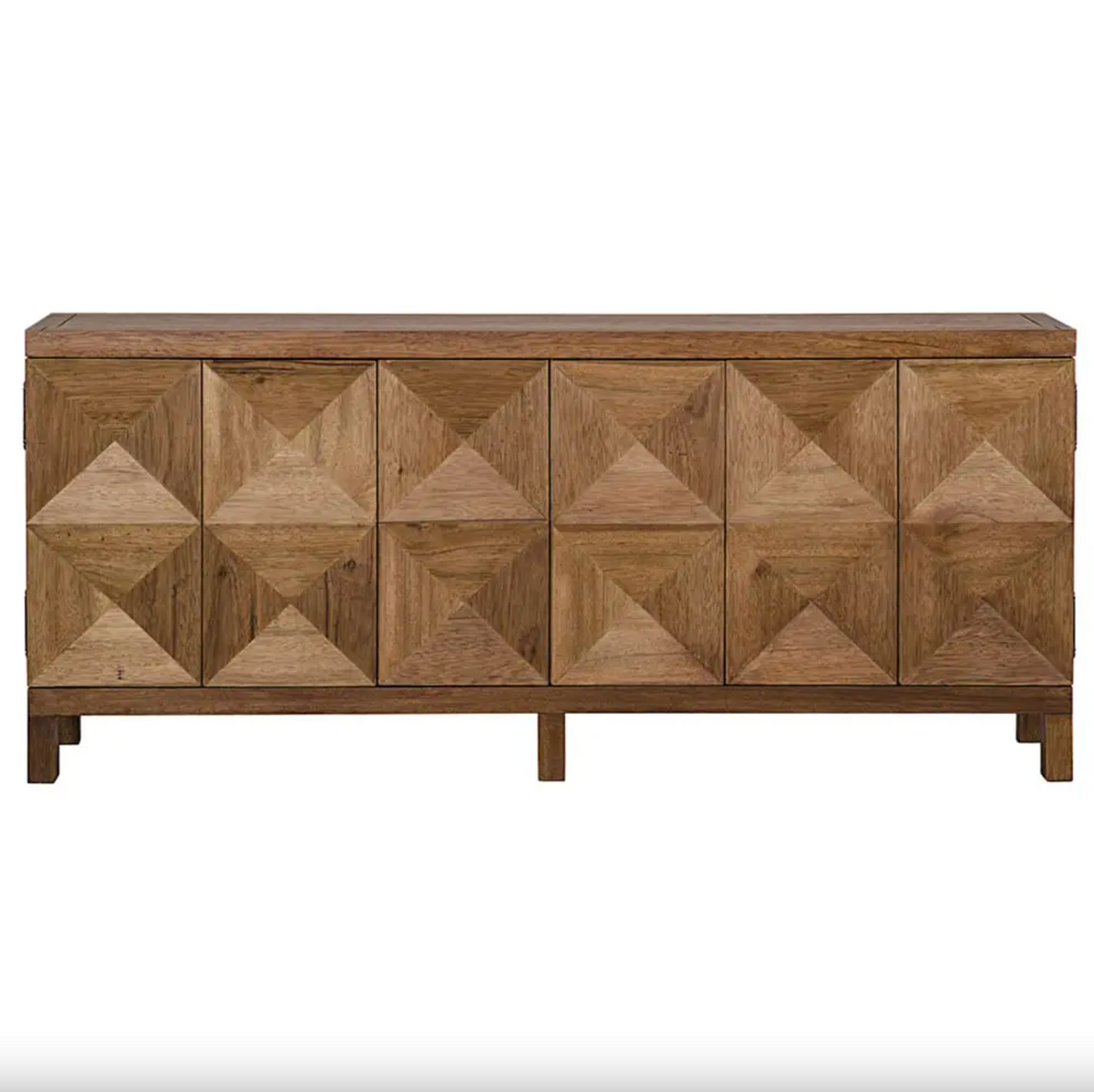 Quadrant 3 Door Sideboard Dark Walnut