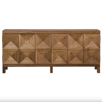 Quadrant 3 Door Sideboard Dark Walnut