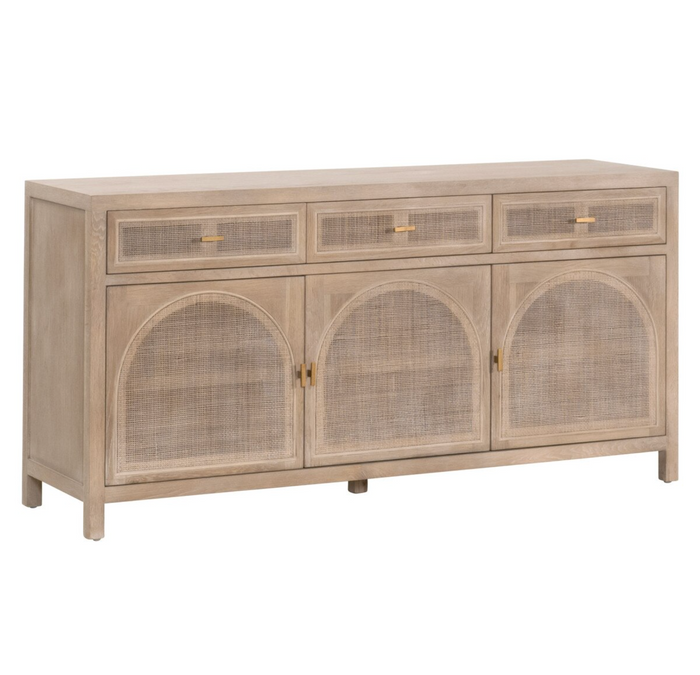 Callie Gray Cane Media Sideboard