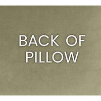 Adina Taupe & Cream Decorative Throw Pillow - Pillow Fabric Detail | Bone & Brass