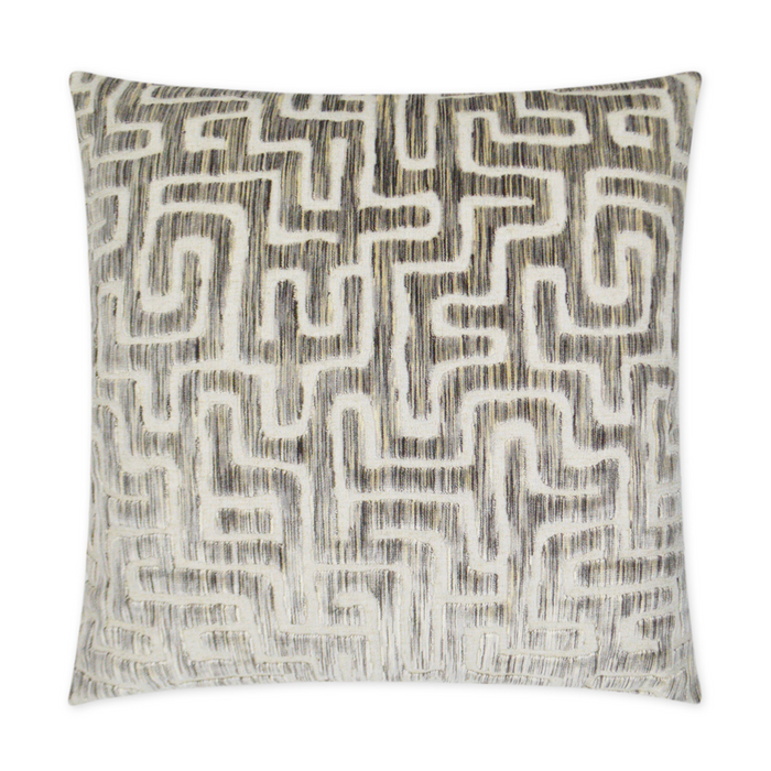 Adina Taupe & Cream Decorative Throw Pillow