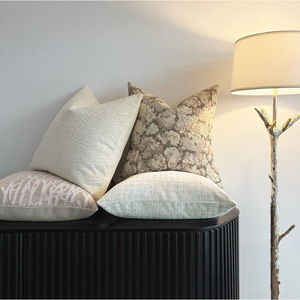 Ruoti Cream Decorative Throw Pillow - Pillow Detail | Bone & Brass