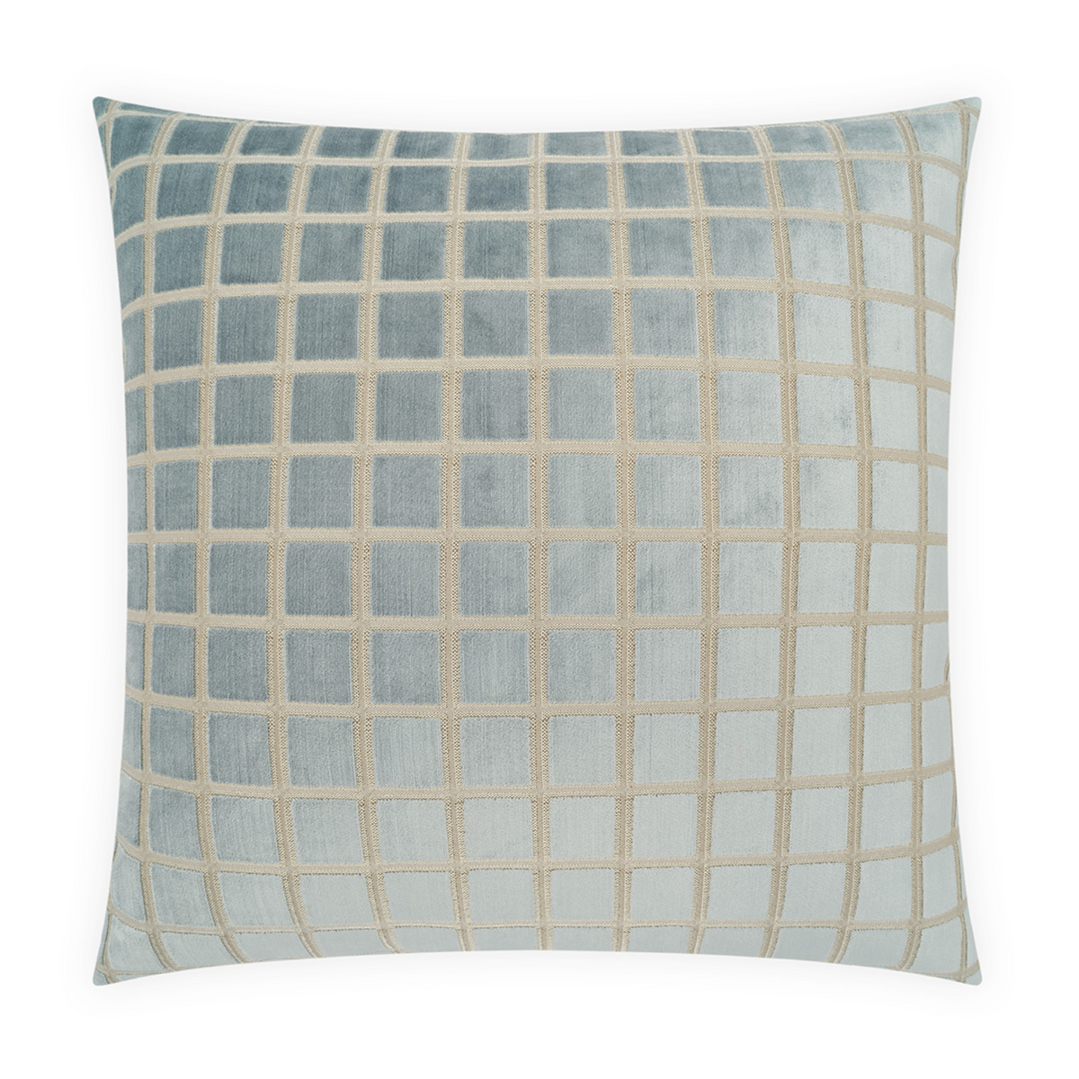 Close Quarters Spa Blue Decorative Throw Pillow