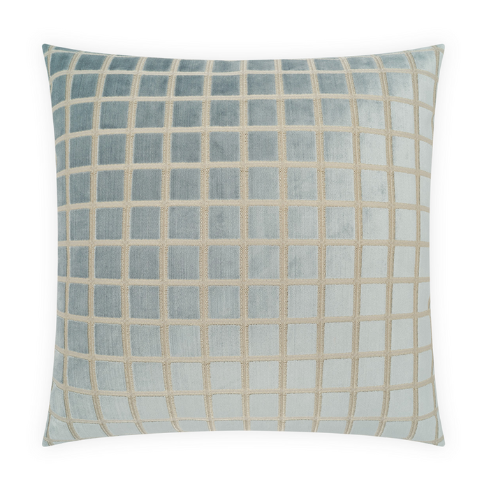 Close Quarters Spa Blue Decorative Throw Pillow