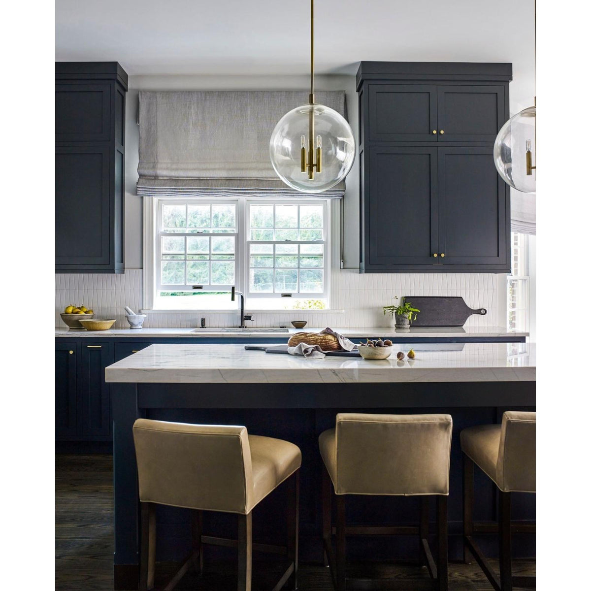 Cafe Pendant Small Natural Brass - Pendant Detail | Bone & Brass