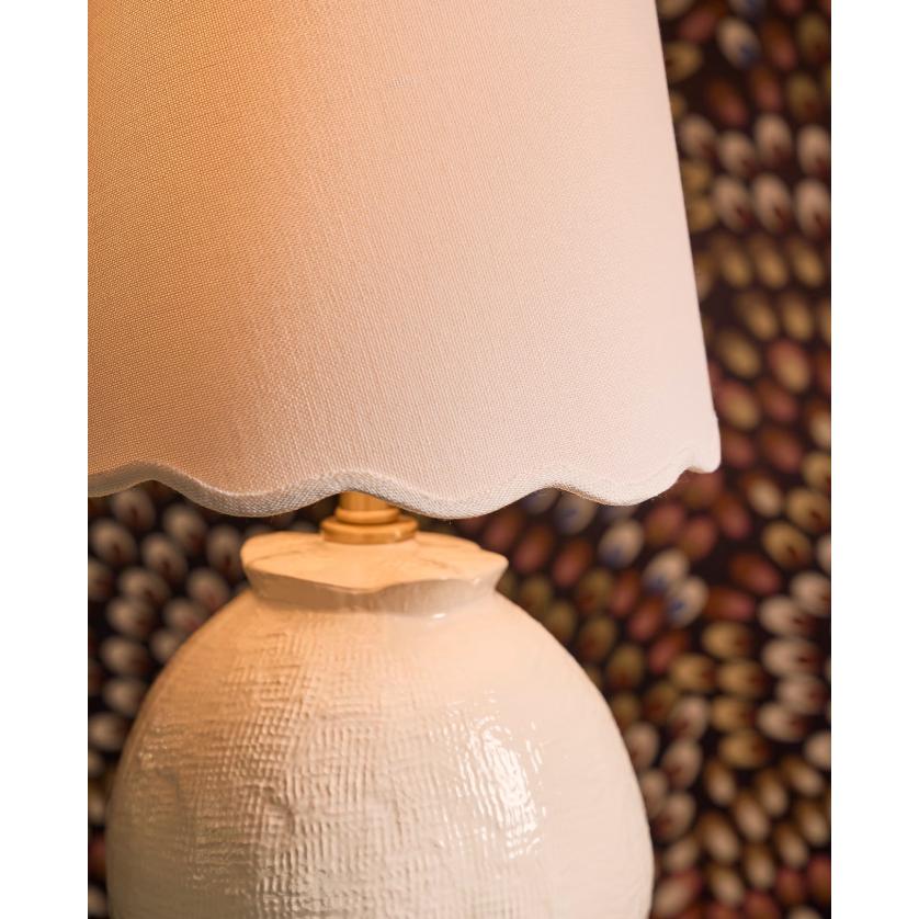 Amoria Mini Lamp - Lamp Base Detail | Bone & Brass