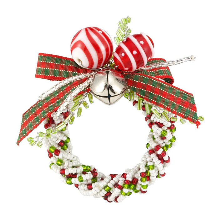 Jingle Bells Napkin Ring, Set 4 | Bone & Brass