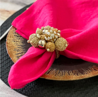 Gala Gold Napkin Ring, Set of 4