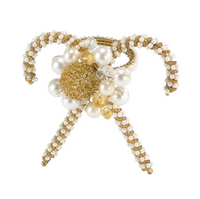 Candy Cane Holiday Napkin Ring, Set of 4