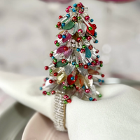 Christmas Tree Napkin Ring, Set of 4