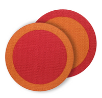 Halo Reversible Round Placemats, Set of 4