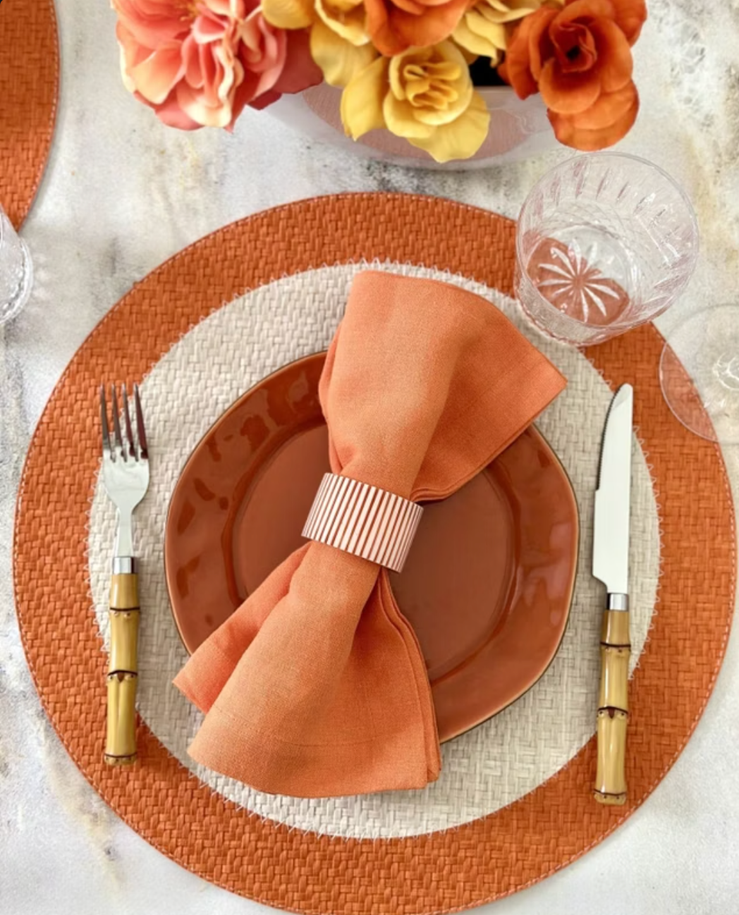 Halo Reversible Round Placemats, Set of 4