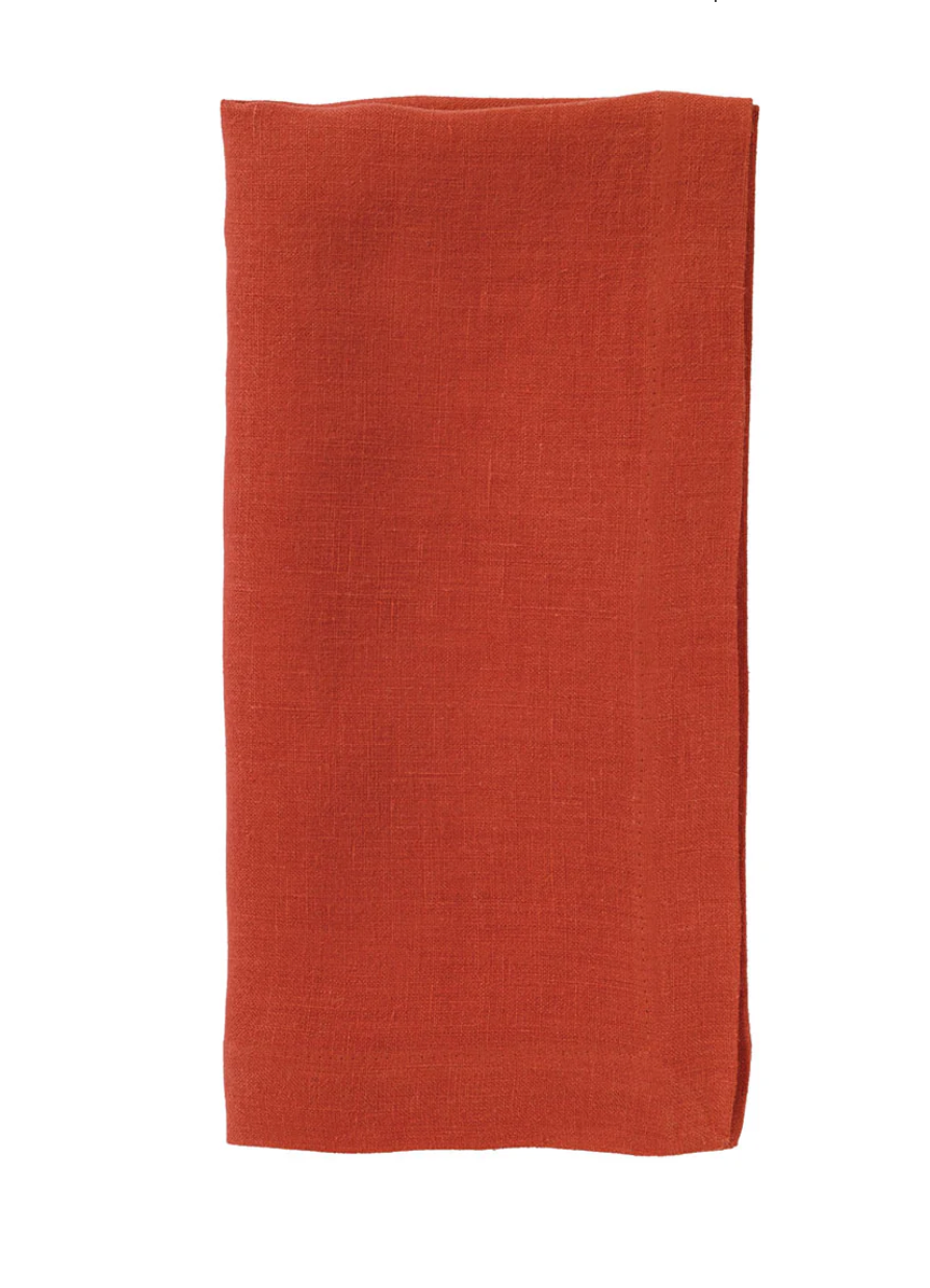 French Riviera Stonewashed Linen Napkins, Set of 4