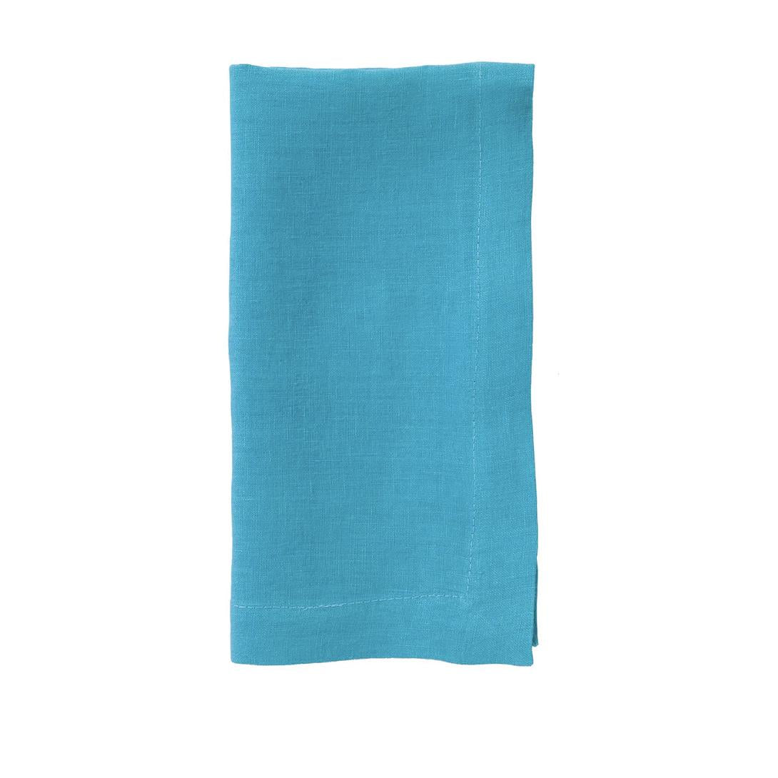 French Riviera Stonewashed Linen Napkins, Set 4