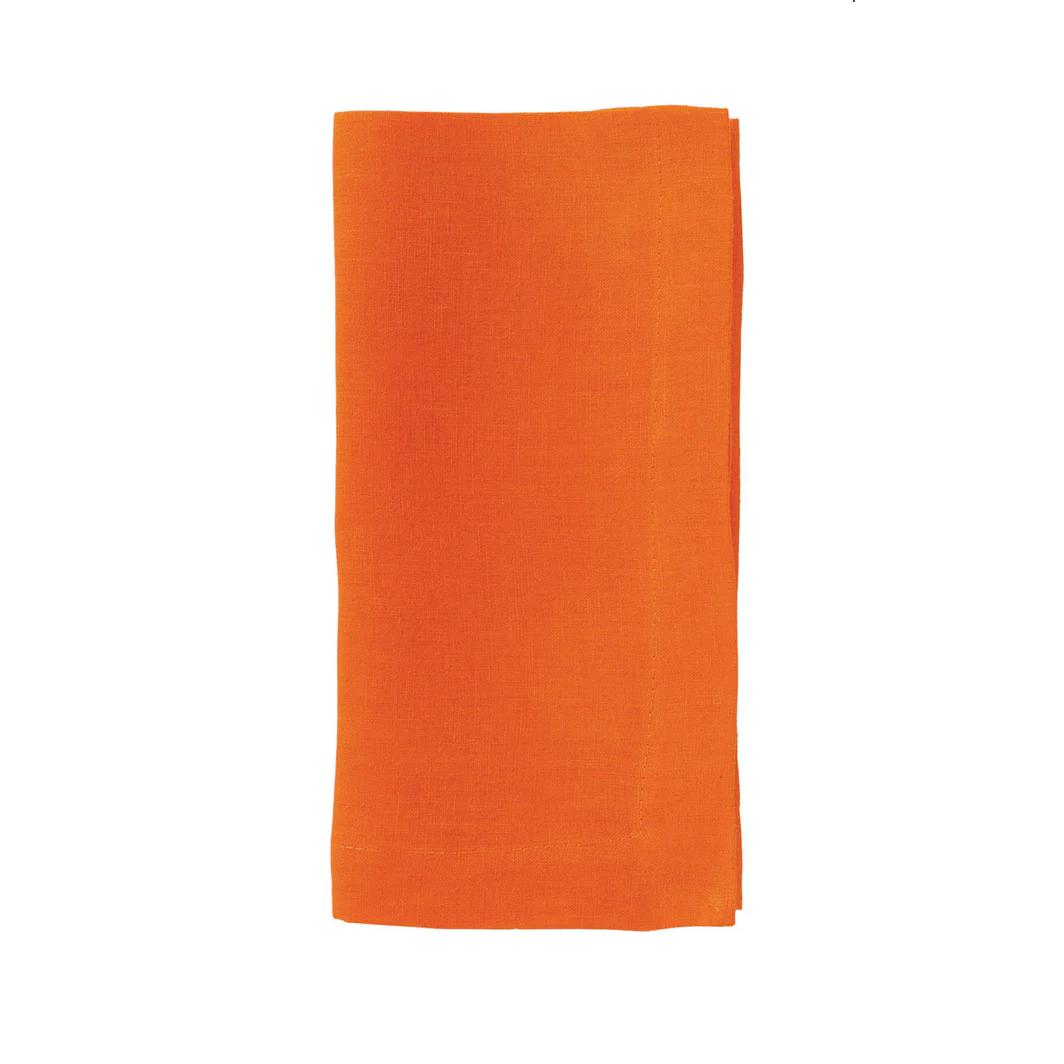 French Riviera Stonewashed Linen Napkins, Set 4