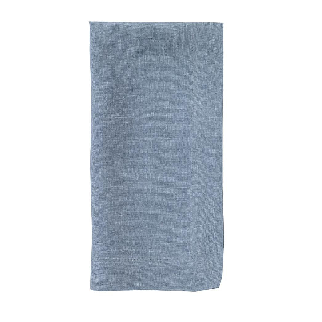 French Riviera Stonewashed Linen Napkins, Set 4