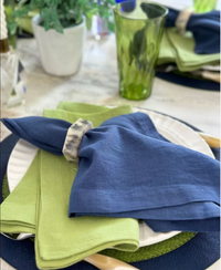 French Riviera Stonewashed Linen Napkins, Set of 4