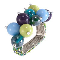 Jubilant Colorful Napkin Rings, Set 4 - Ring Close Up | Bone & Brass