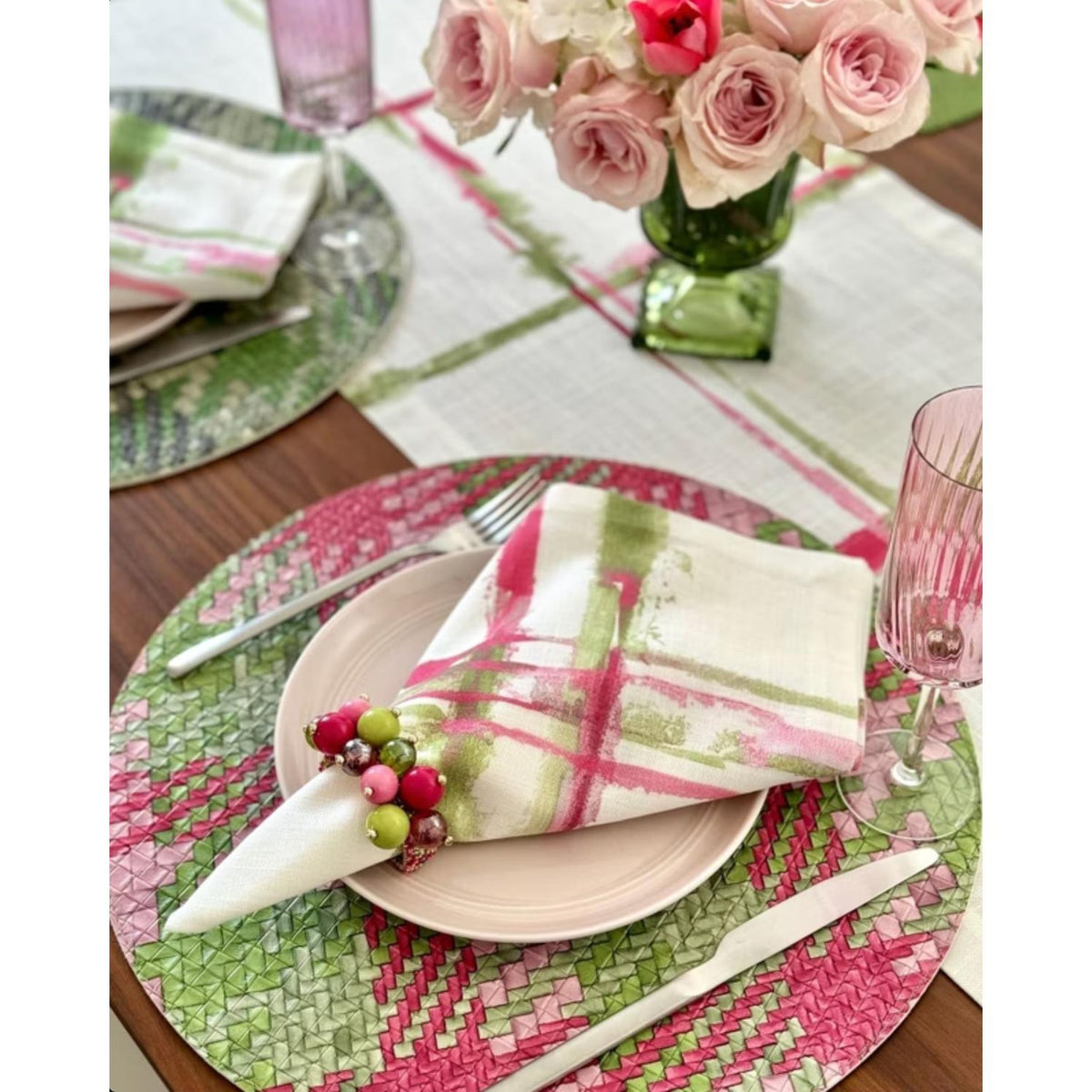 Jubilant Colorful Napkin Rings, Set 4 - Ring Detail | Bone & Brass