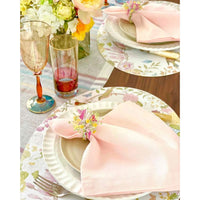 French Riviera Stonewashed Linen Napkins, Set 4