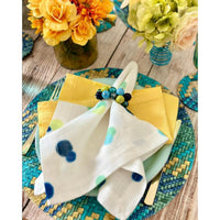 Jubilant Colorful Napkin Rings, Set 4 - Ring Side View | Bone & Brass