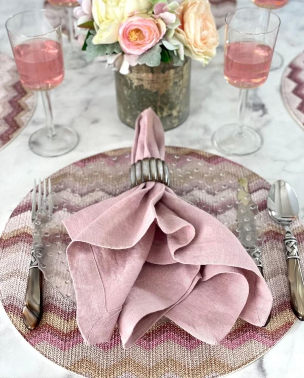French Riviera Stonewashed Linen Napkins, Set of 4