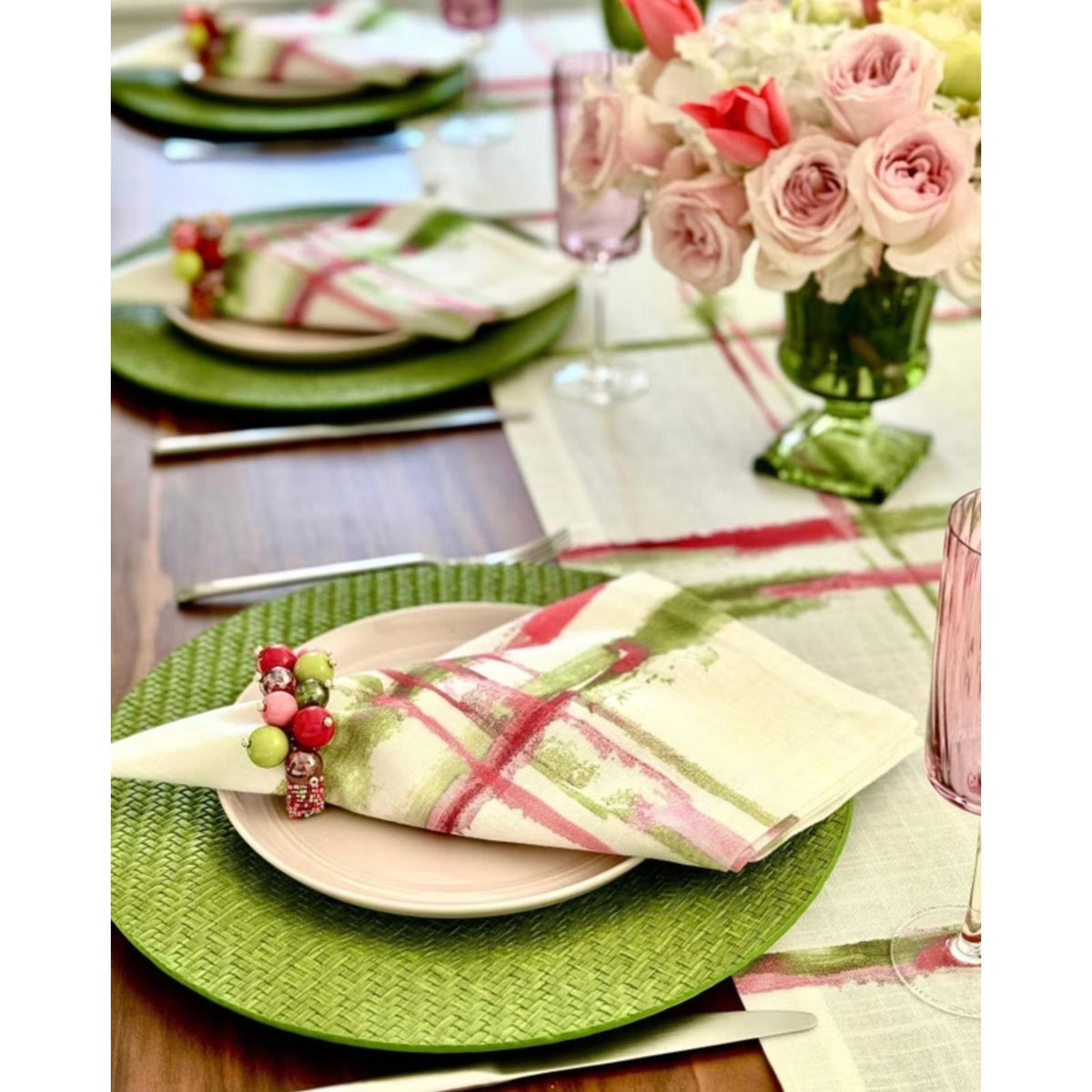 Jubilant Colorful Napkin Rings, Set 4 - Ring Close Up | Bone & Brass