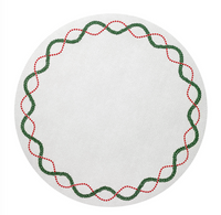 Olympia Christmas Embroidered Placemats, Set of 4