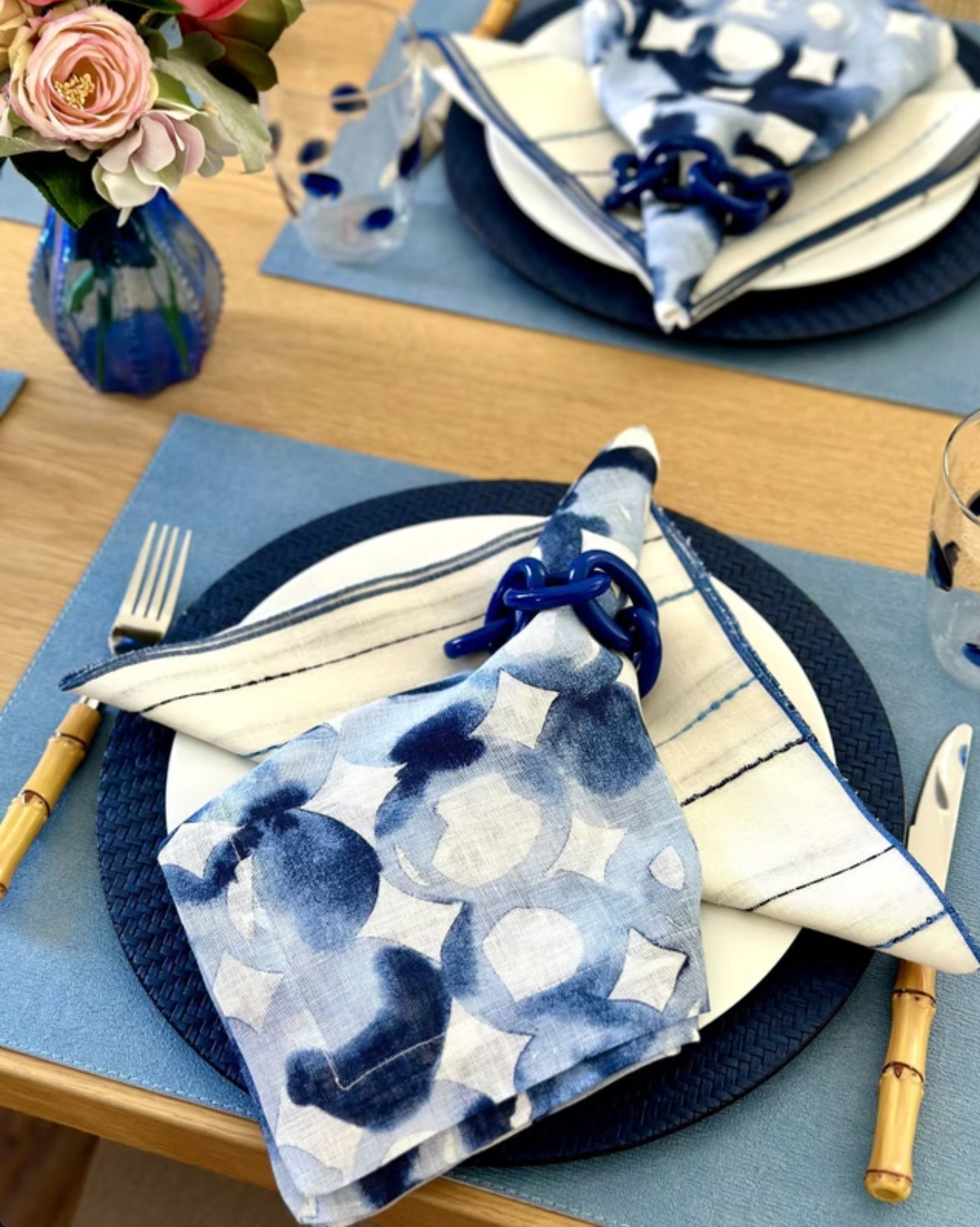 Porto Vinyl Placemats, Set of 4