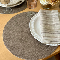 Tresse Round Placemats, Set of 4