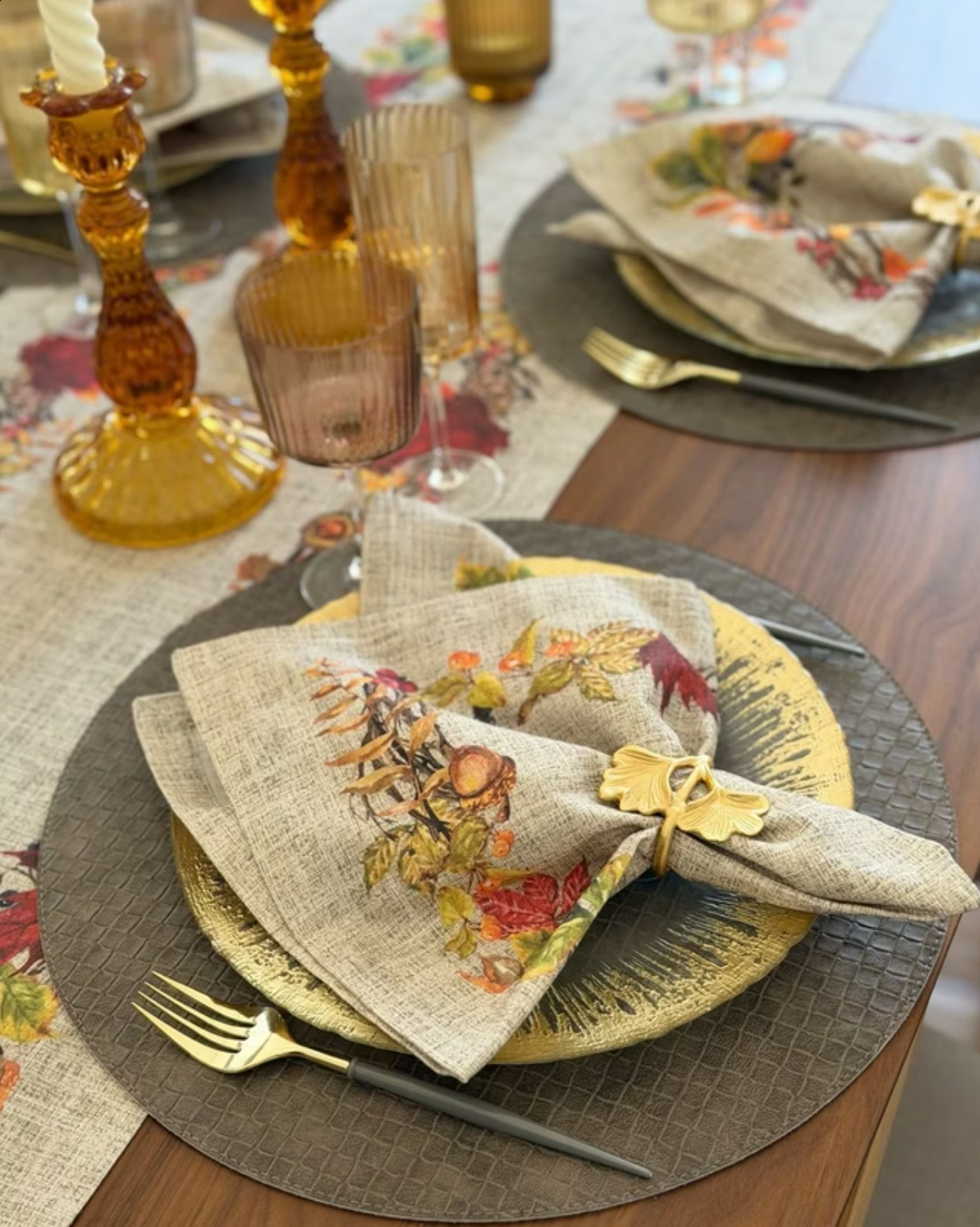 Tresse Round Placemats, Set of 4