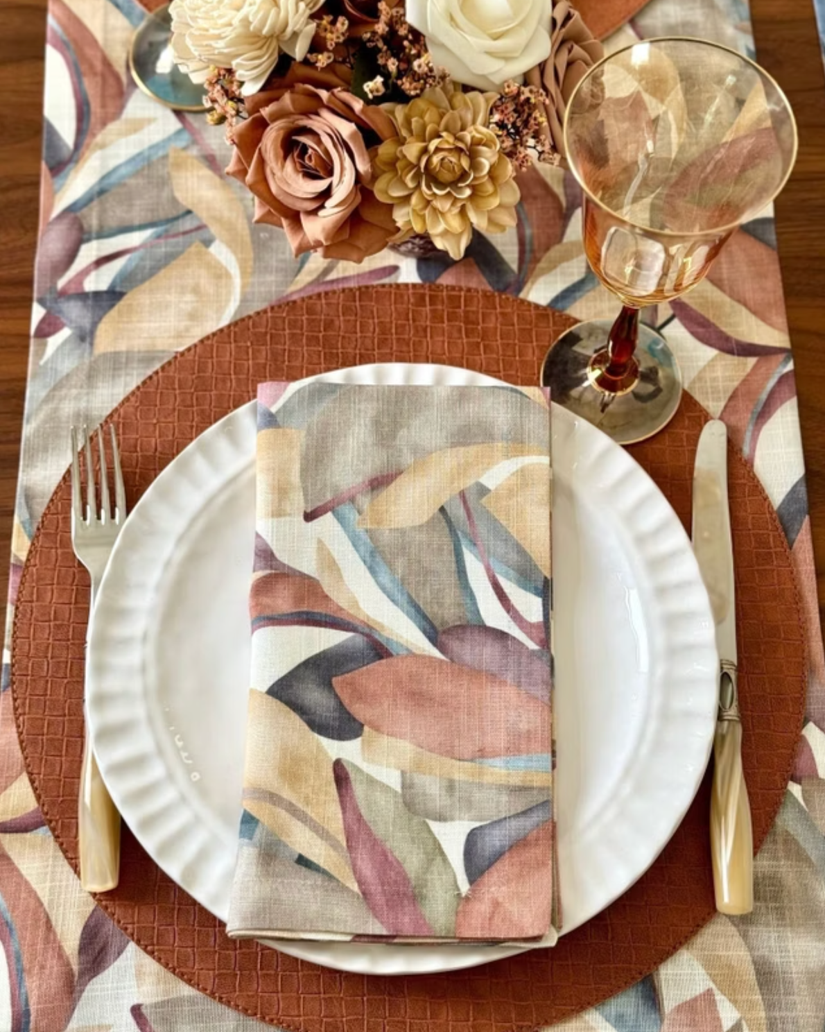 Tresse Round Placemats, Set of 4