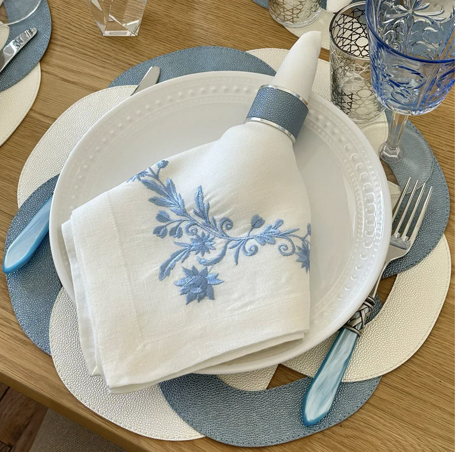 Primrose Round Placemats, Set of 4