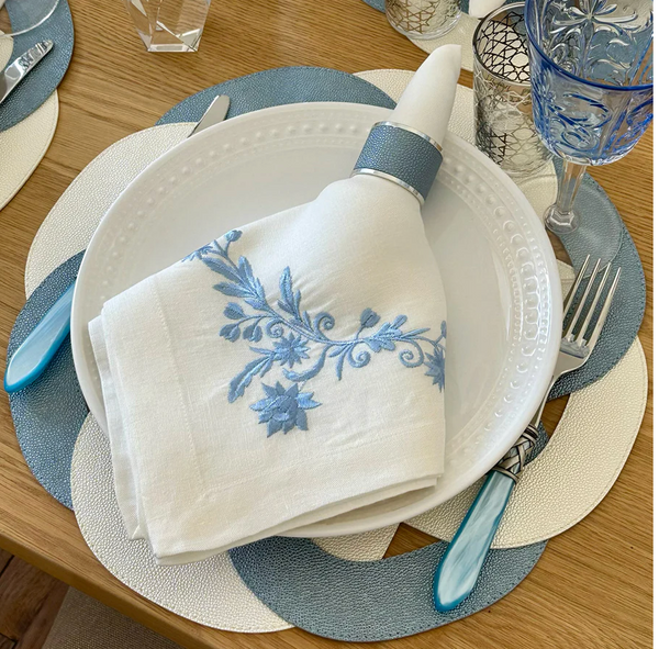 Primrose Round Placemats, Set of 4