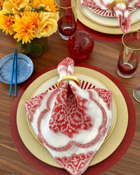 Gem Luminous Round Placemats, Set of 4