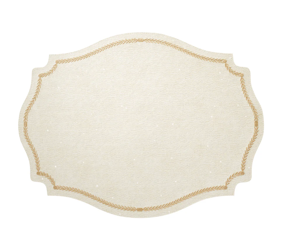 Regent Luminous Embroidered Placemats, Set of 4