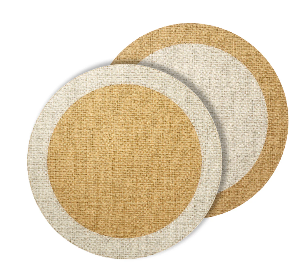 Halo Reversible Round Placemats, Set of 4