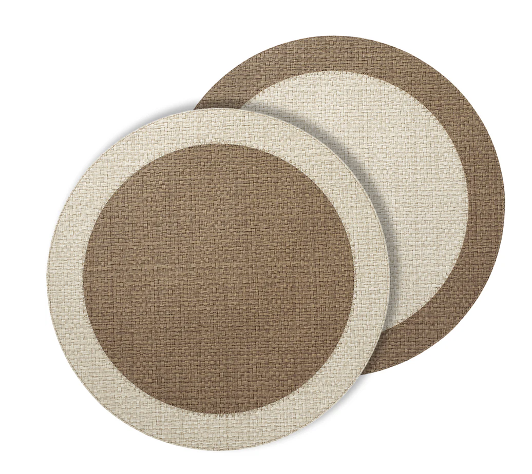 Halo Reversible Round Placemats, Set of 4