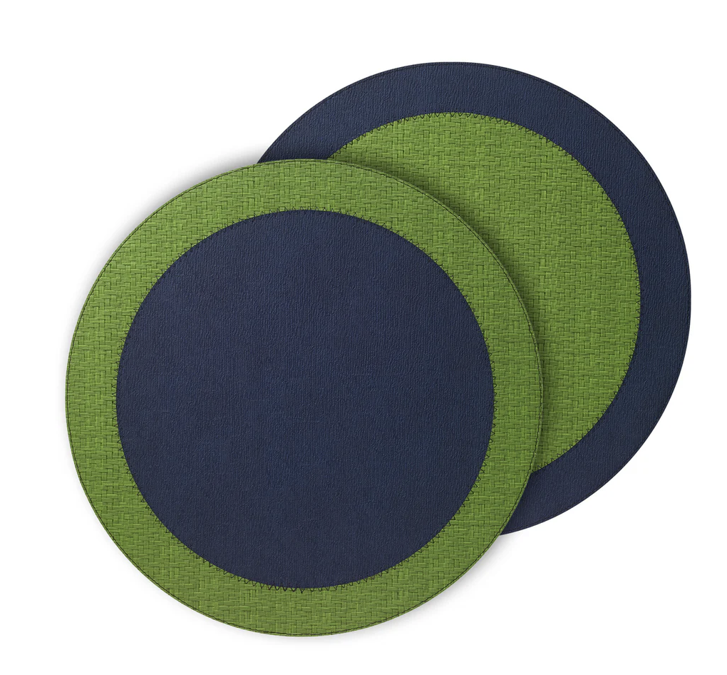 Halo Reversible Round Placemats, Set of 4