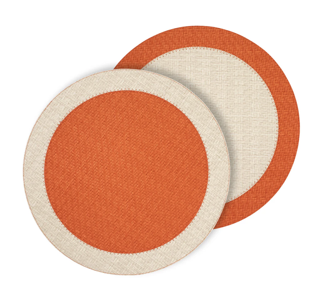 Halo Reversible Round Placemats, Set of 4