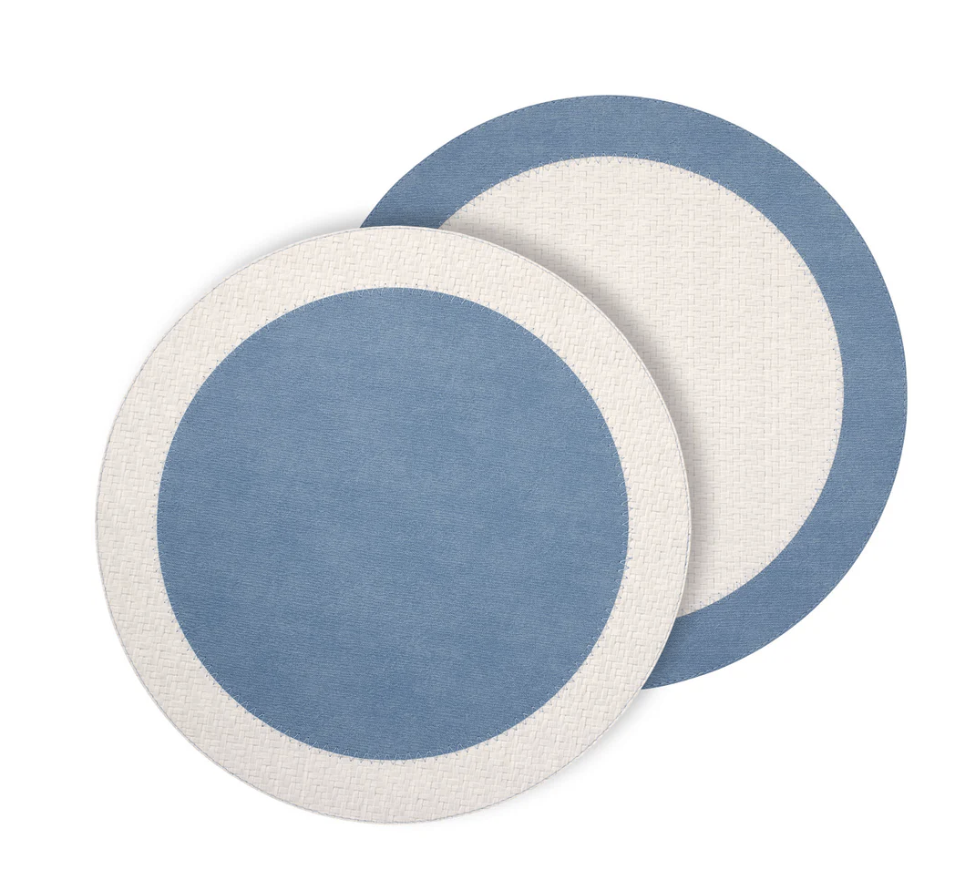 Halo Reversible Round Placemats, Set of 4