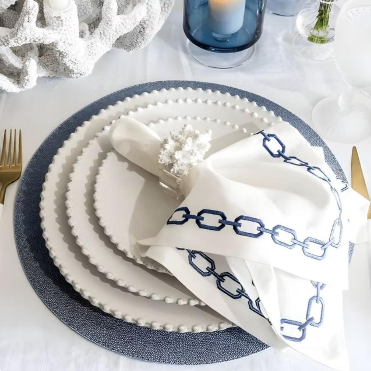 Ray Shagreen Placemats, Set 4