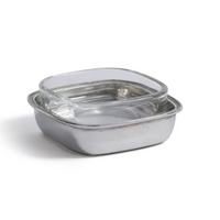 St. Moritz Pewter & Glass Single Condiment Set