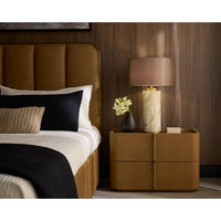Apollolina Calcatta Marble Table Lamp - Lamp Shade Detail | Bone & Brass