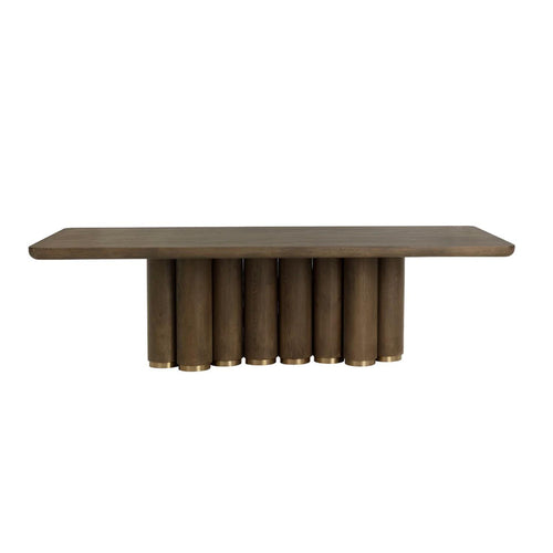 Salix Chocolate Oak Rectangle Dining Table | Bone & Brass